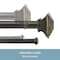 Kenney Mfg Kenney Mission 1" Premium Decorative Window Double Curtain Rod, 36-66", Oil Rubbed Bronze KN85063 - alternate 6